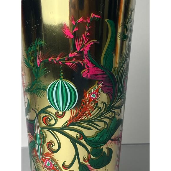 Starbucks 2024 Holiday Reindeer Cold Cup Peacock Collection NWT - Picture 5 of 7